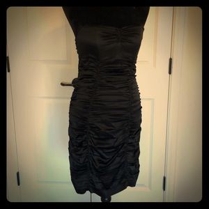 Black formal cocktail dress